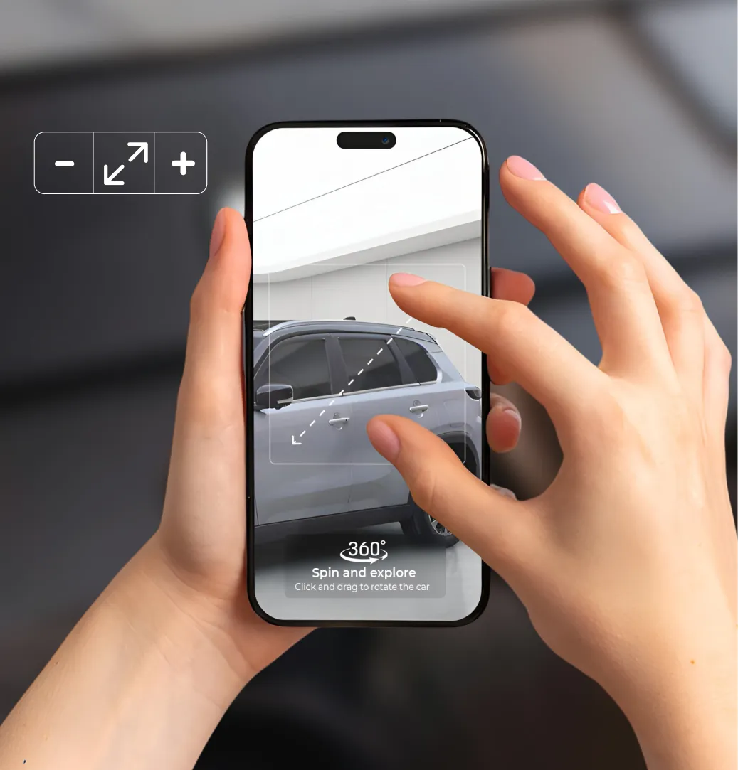 Giros interactivos de 360°