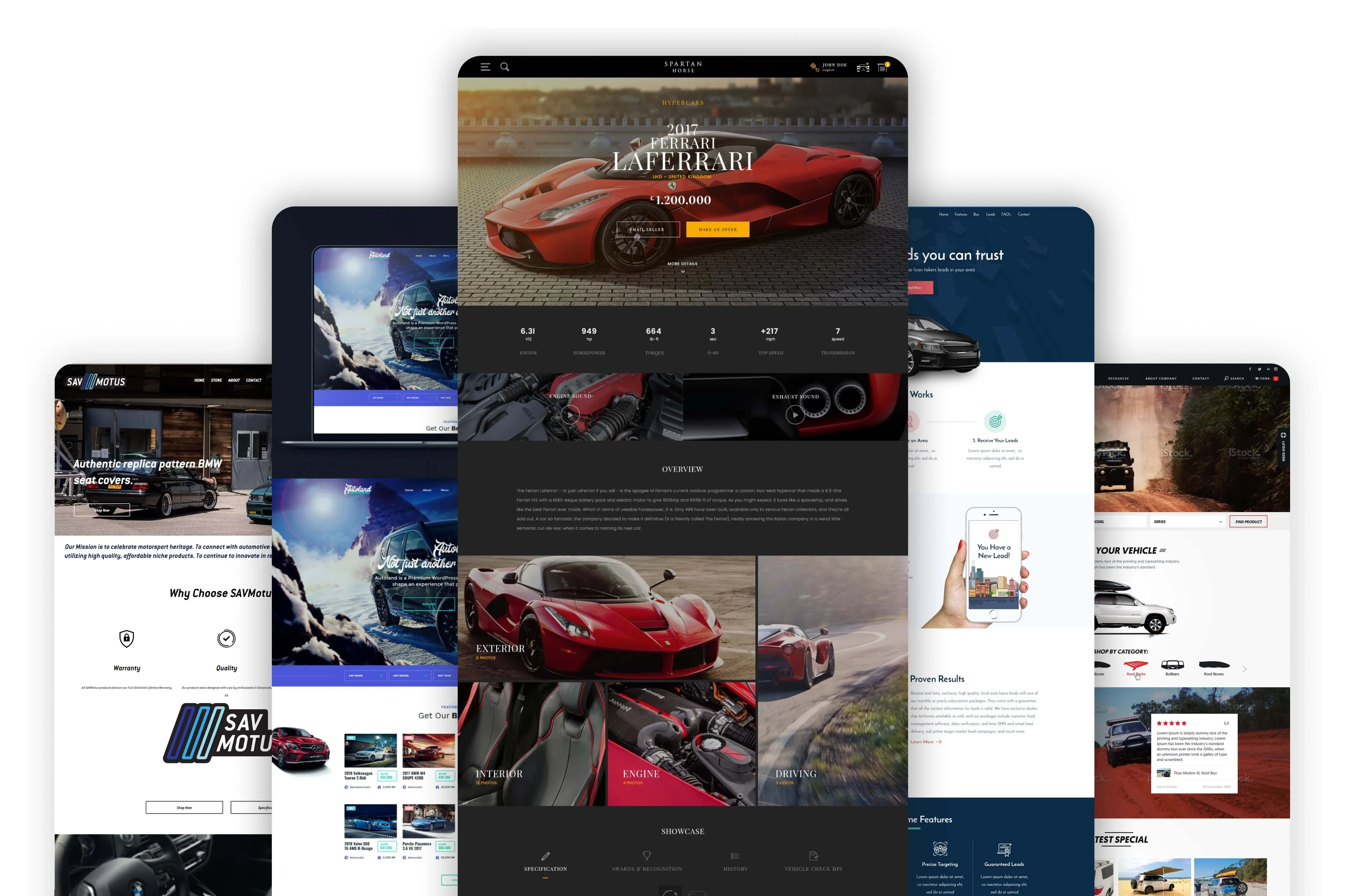 automotive website templates for car dealerships