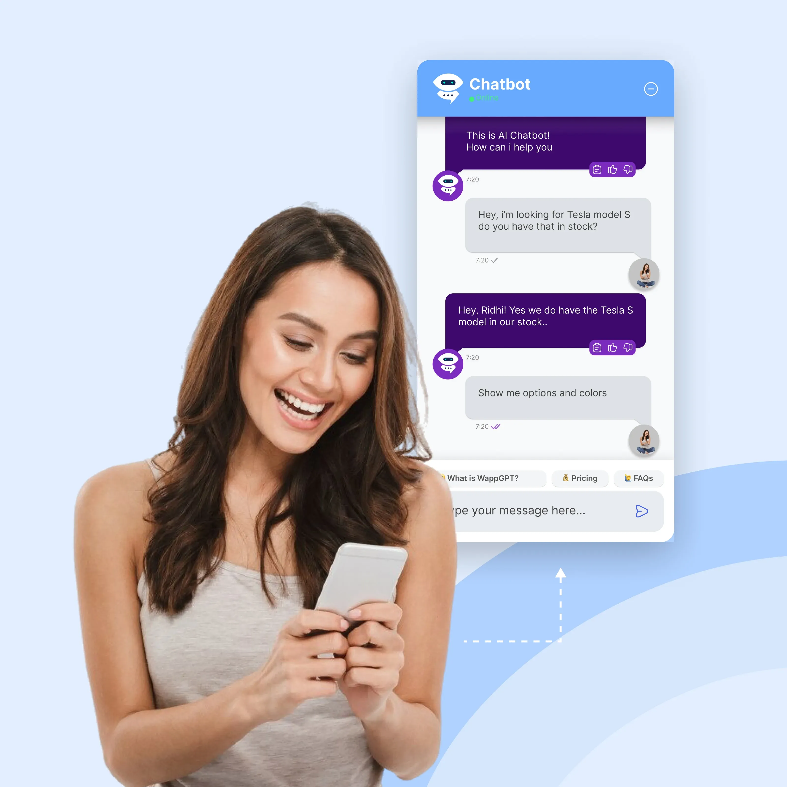 AI-aangedreven, op maat gemaakte gesprekken