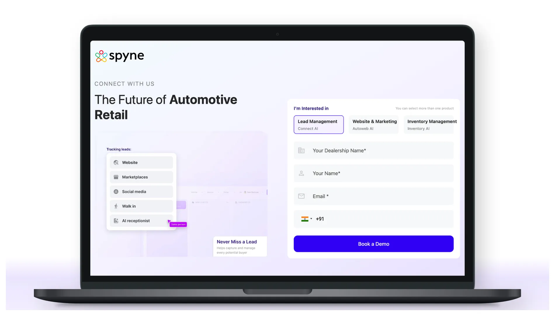 Log In to the Demo Dashboard