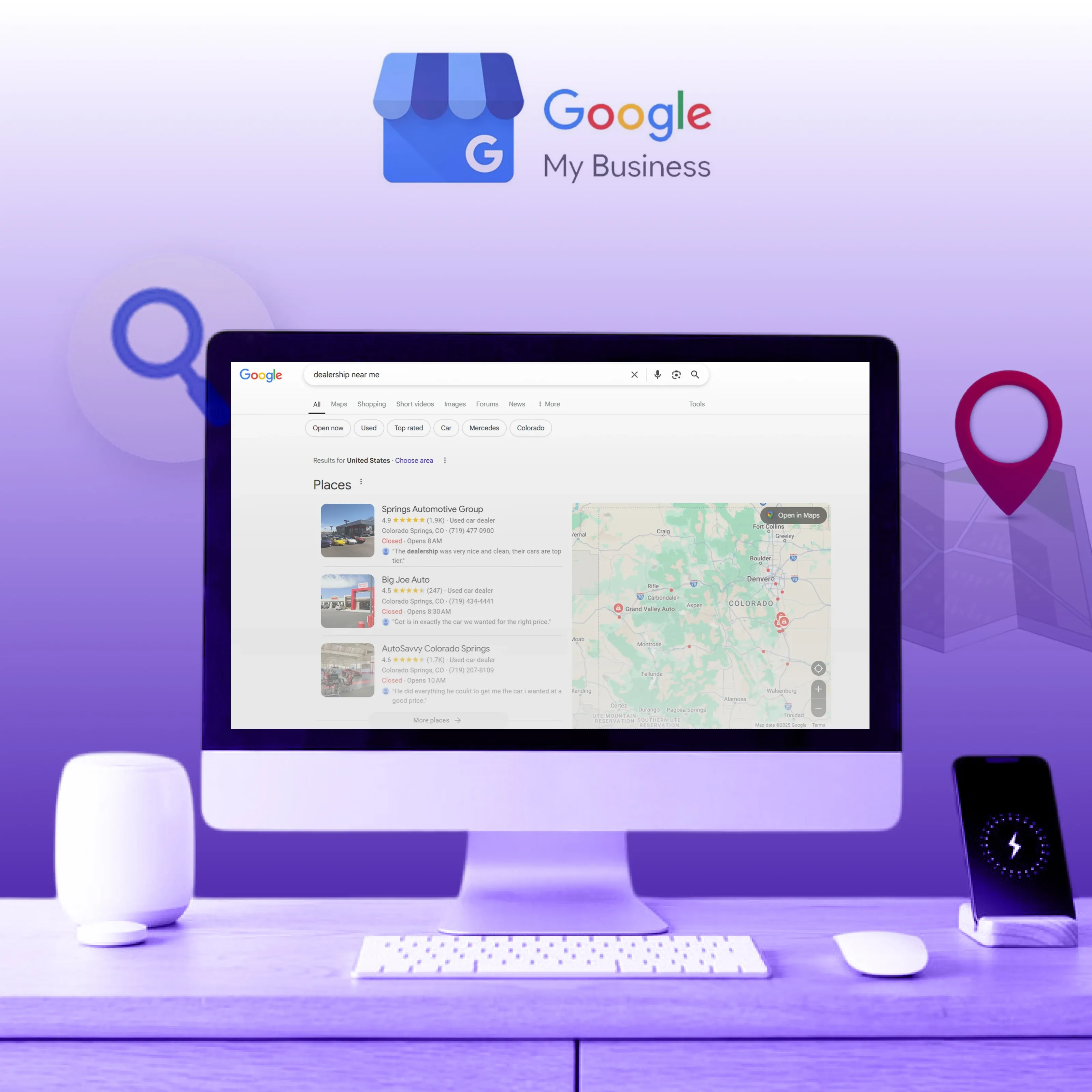 إدارة ملف تعريف الأعمال على Google