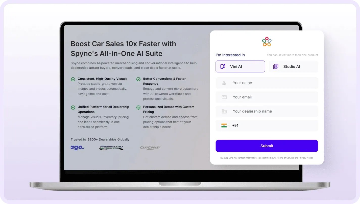 Log In to the Demo Dashboard