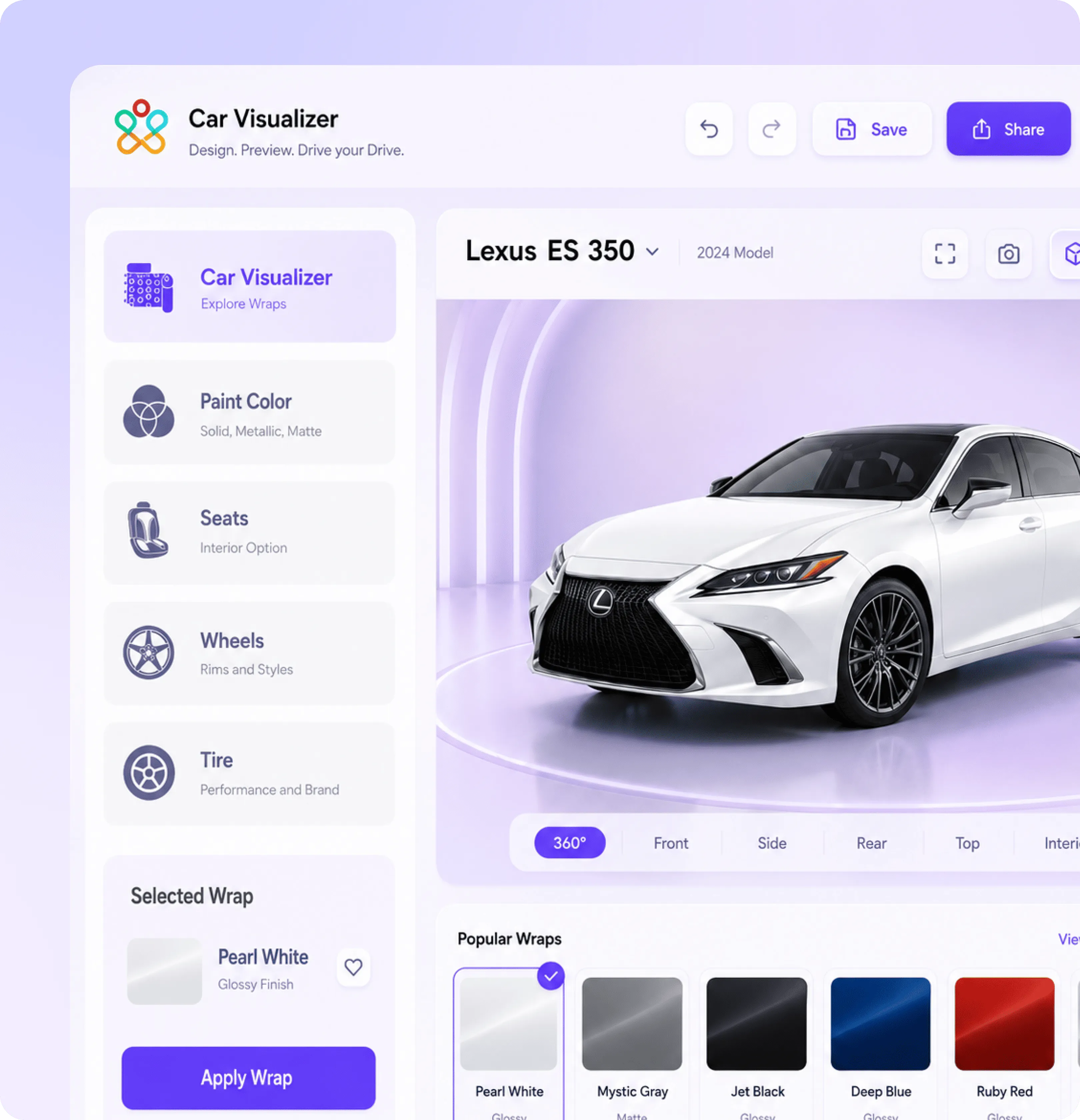 Custom Car Color Visualizer