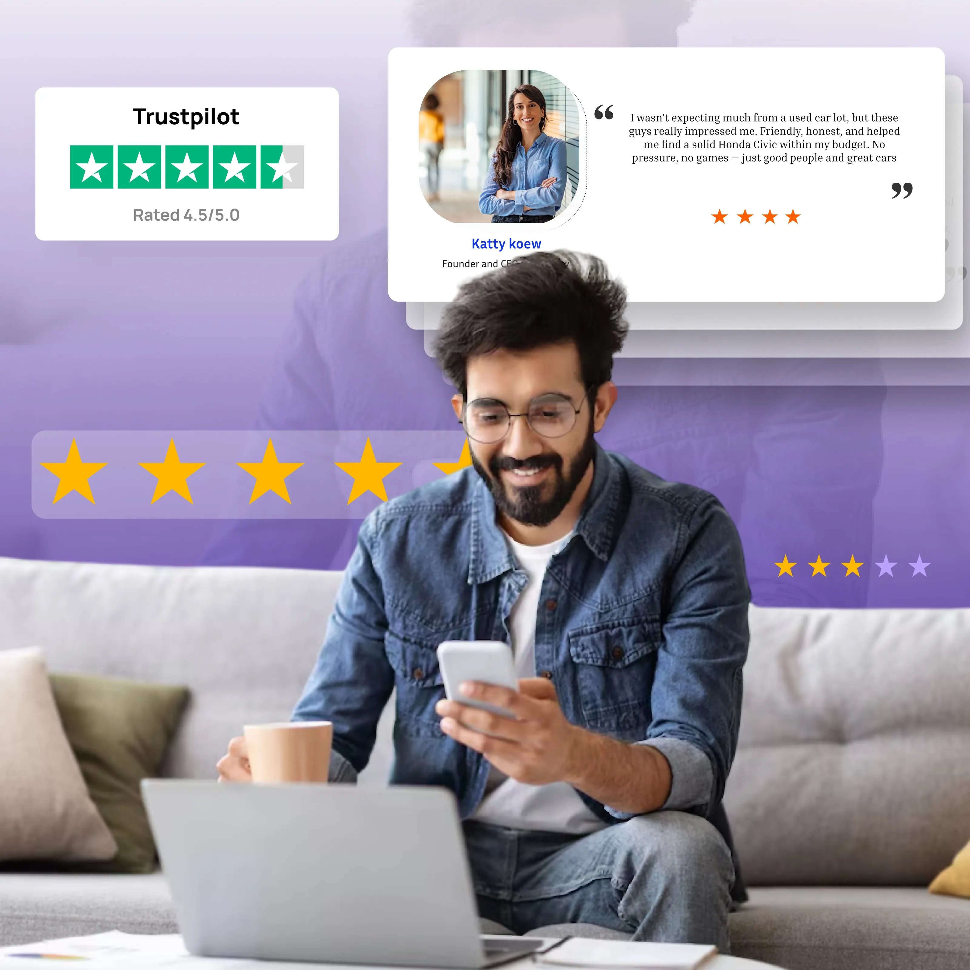 إدارة السمعة والمراجعة