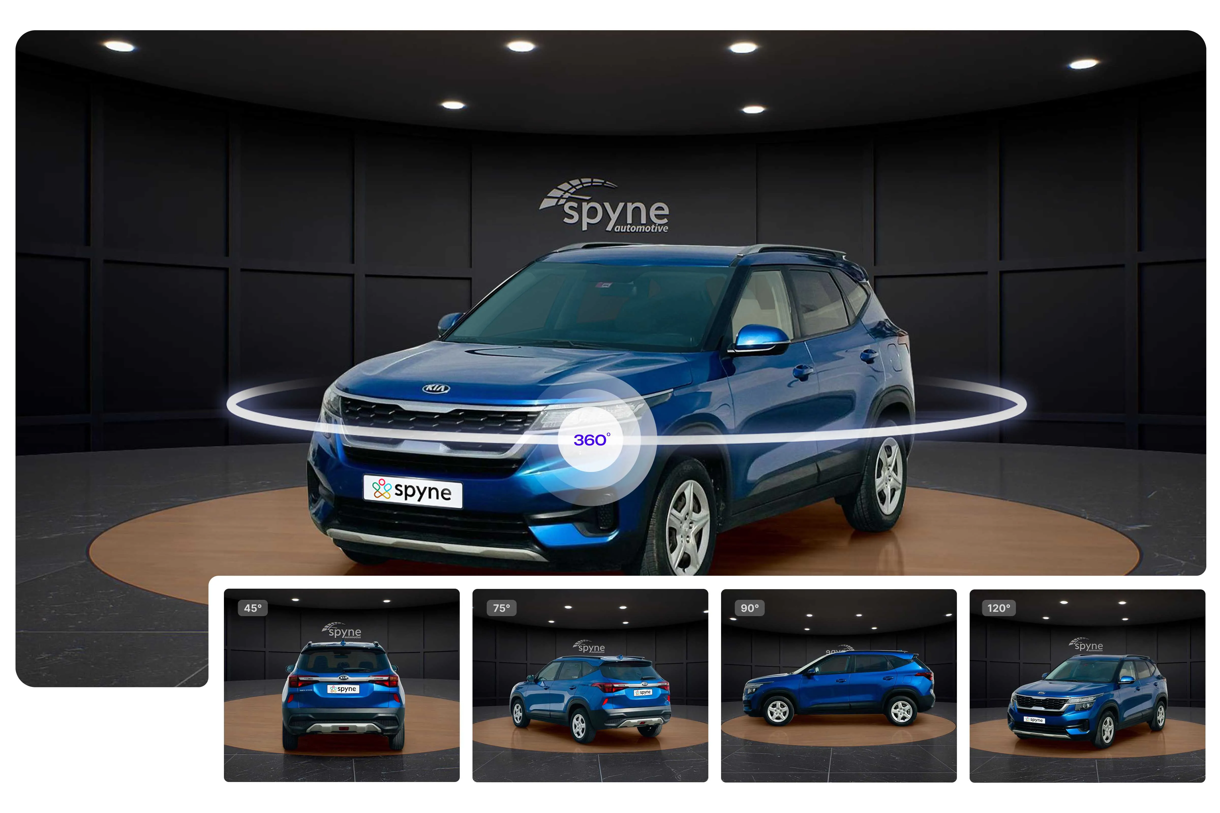 عرض السيارة بزاوية 360 درجة