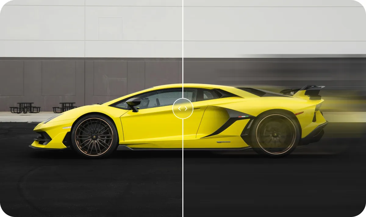 efeito de desfoque de movimento